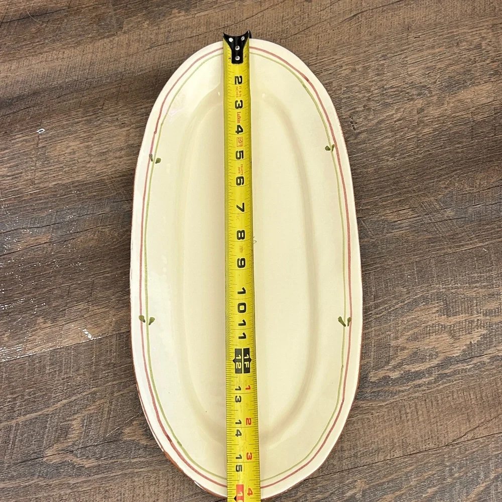 Vietri, Italy! Fiori Di Bosco  Tray Oval Serving Dish 16
